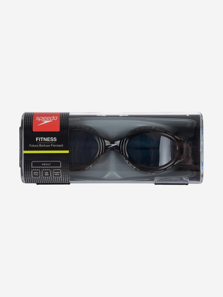 Очки для плавания Speedo Futura Biofuse Flexiseal Dual (темные; черный/серый)